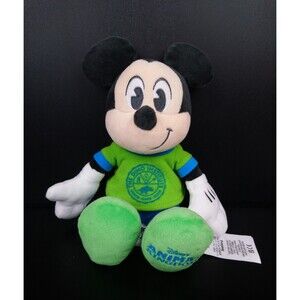 Disney Parks Animal Kingdom Dion Institute Mickey Mouse 11" Plush Stuffed Animal